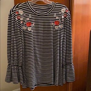 Floral long sleeve shirt